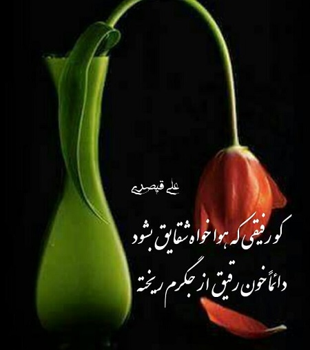 غزلیات علی قیصری | ارگی از آجر بم روی سرم ریخته